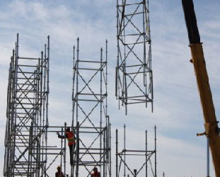 盤扣腳手架施工